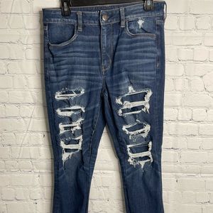 American Eagle Ripped jeans size 12 regular